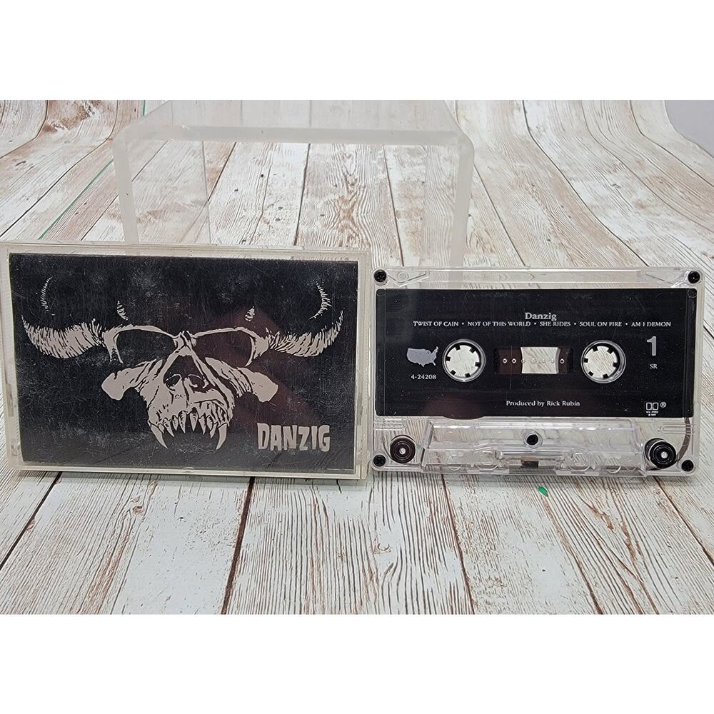 DANZIG I Self Titled Cassette Tape 1988 Def American Recordings Misfits Glenn
